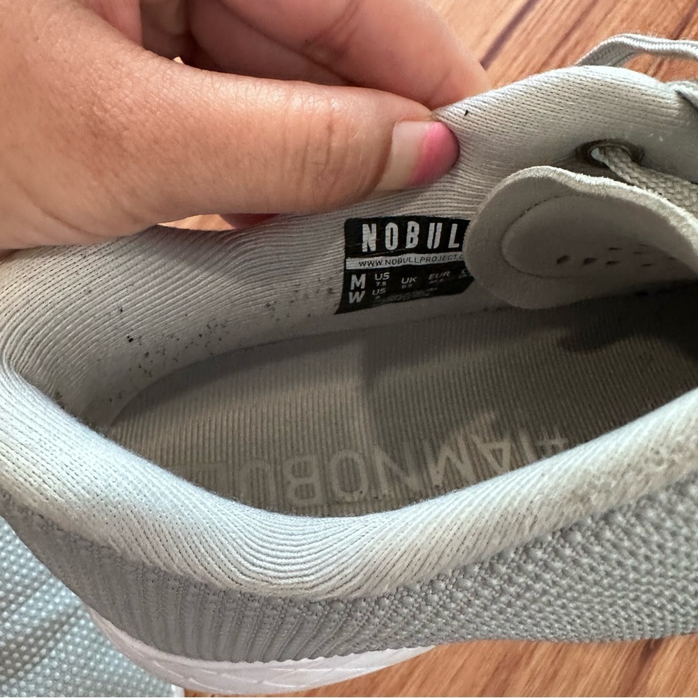 *SOLD* NOBULL Women’s Arctic Grey Trainer Lace Up Shoes Size W9 M7.5 - Picture 8 of 14